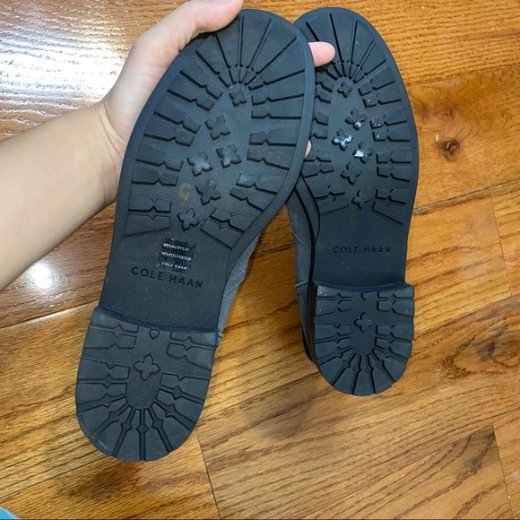 COLE HAAN GREY QUINNEY WATERPROOF BOOTIE SIZE 8 - Picture 7 of 9